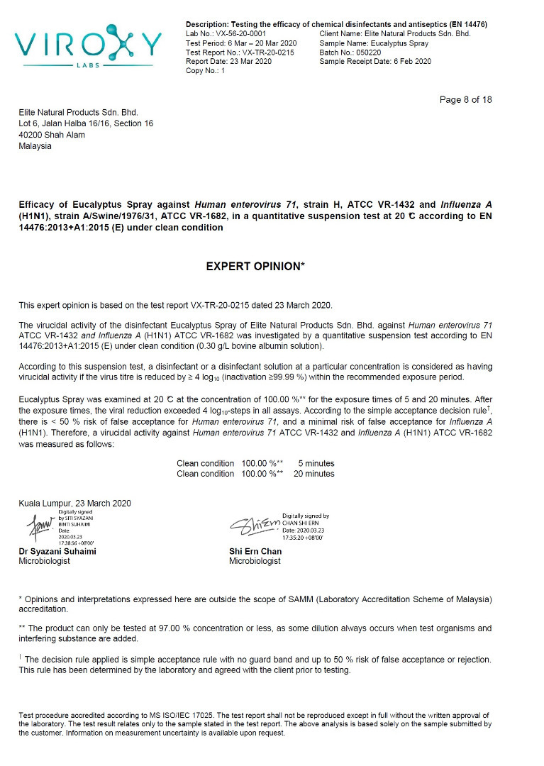 Kill Virus Products Malaysia Eucapro Antibacterial Disinfectant